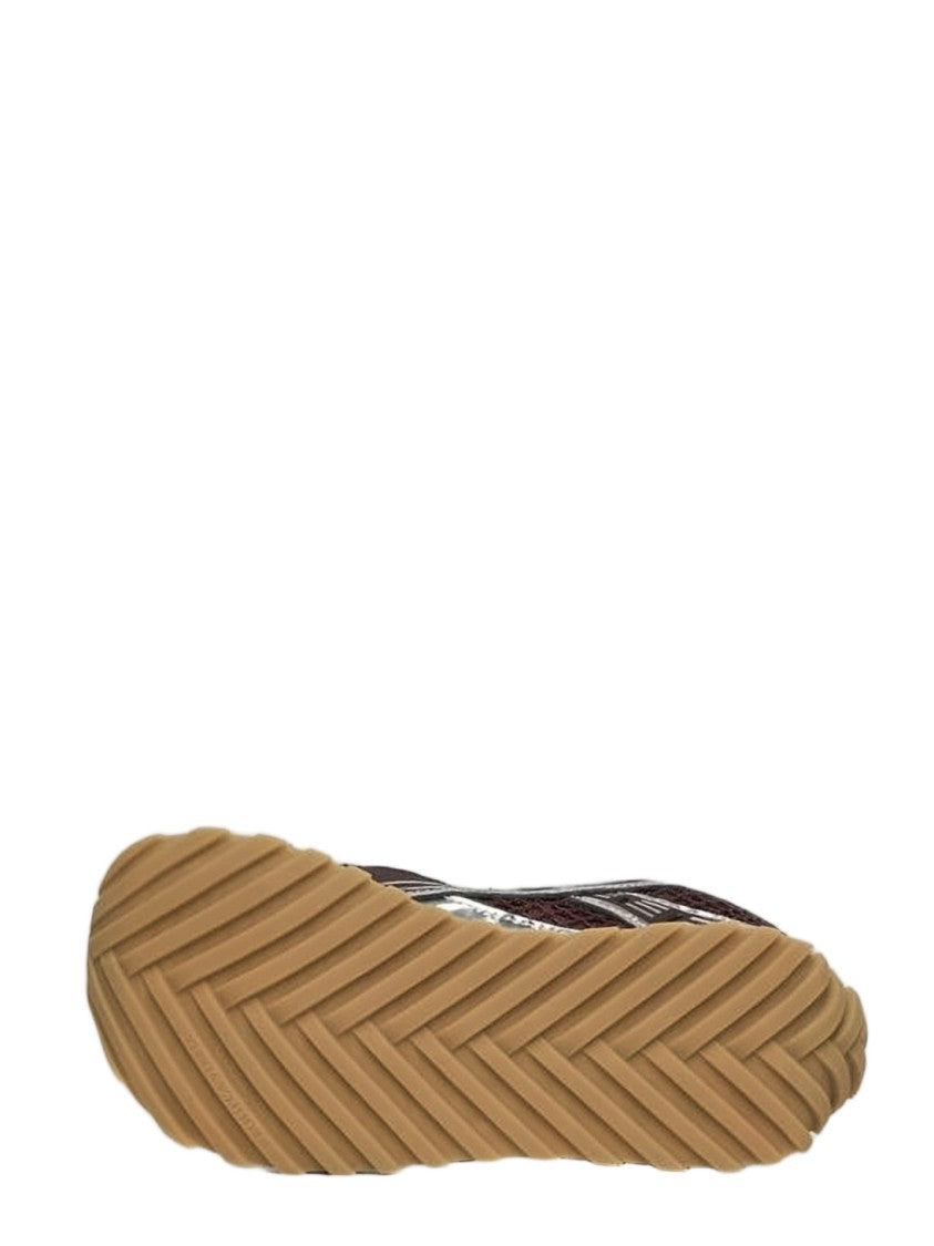 Bottega Veneta Burgundy Sneakers With Mesh Upper