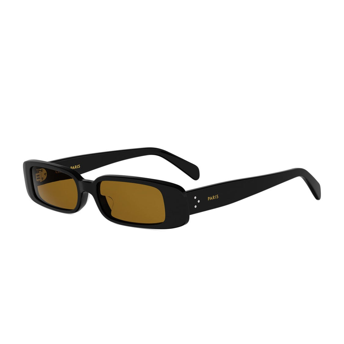 Celine Black 3 Dots Recycled Acetate Geometric Sunglasses