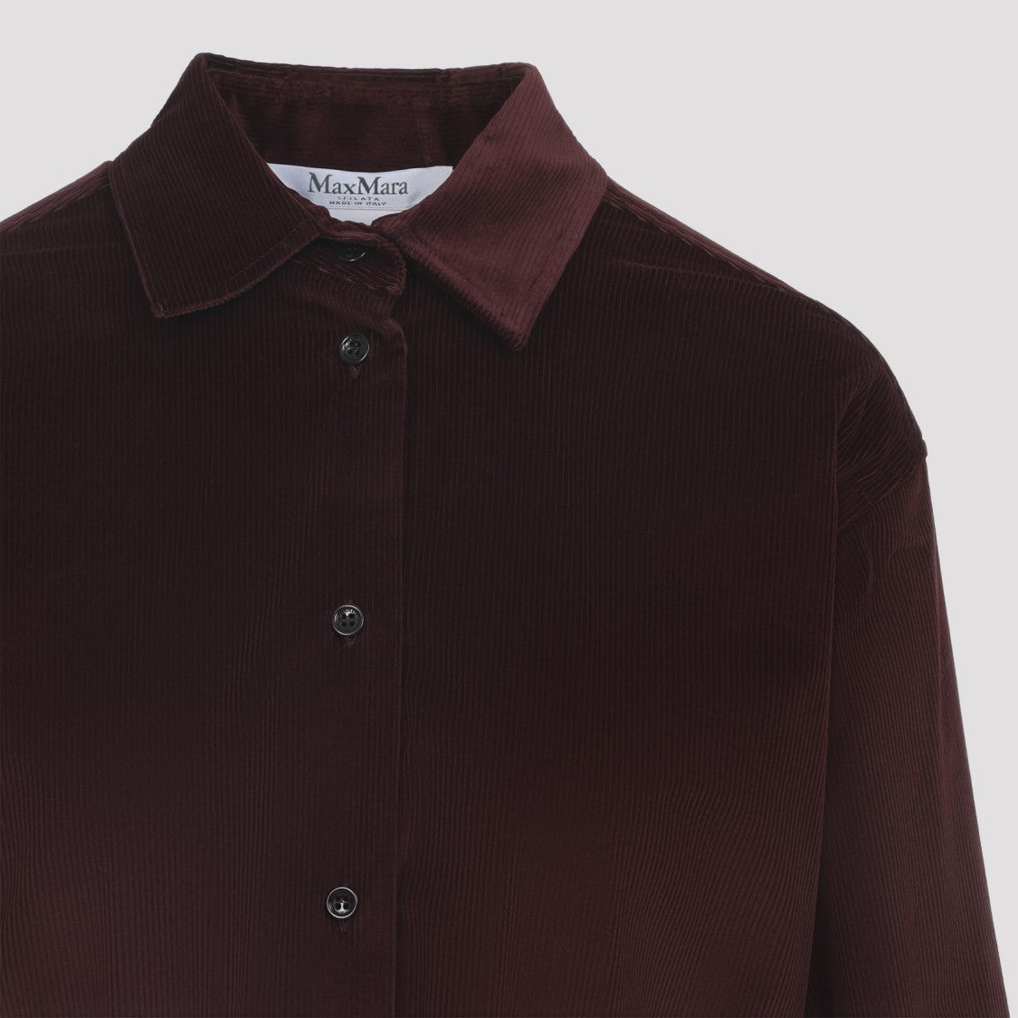 Max Mara Fertile Red Cotton Shirt