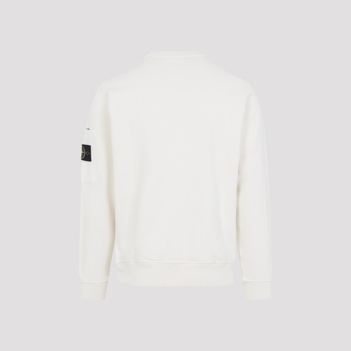 Stone Island Minimalist Long-Sleeve Sweatshirt With Patch Pocket