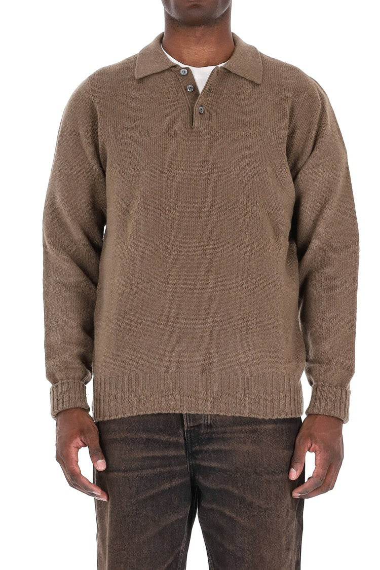 Drumohr Lambswool Knit Polo-Shirt