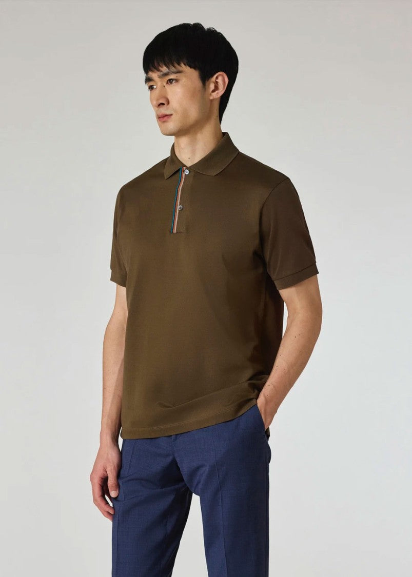 Paul Smith Dark Khaki Polo Shirt