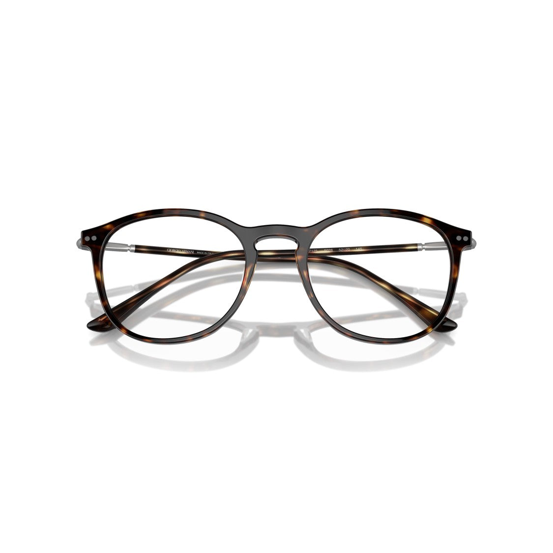 Giorgio Armani 0Ar7125 Tortoiseshell Pattern Acetate Eyeglasses With Slim Metal Accents
