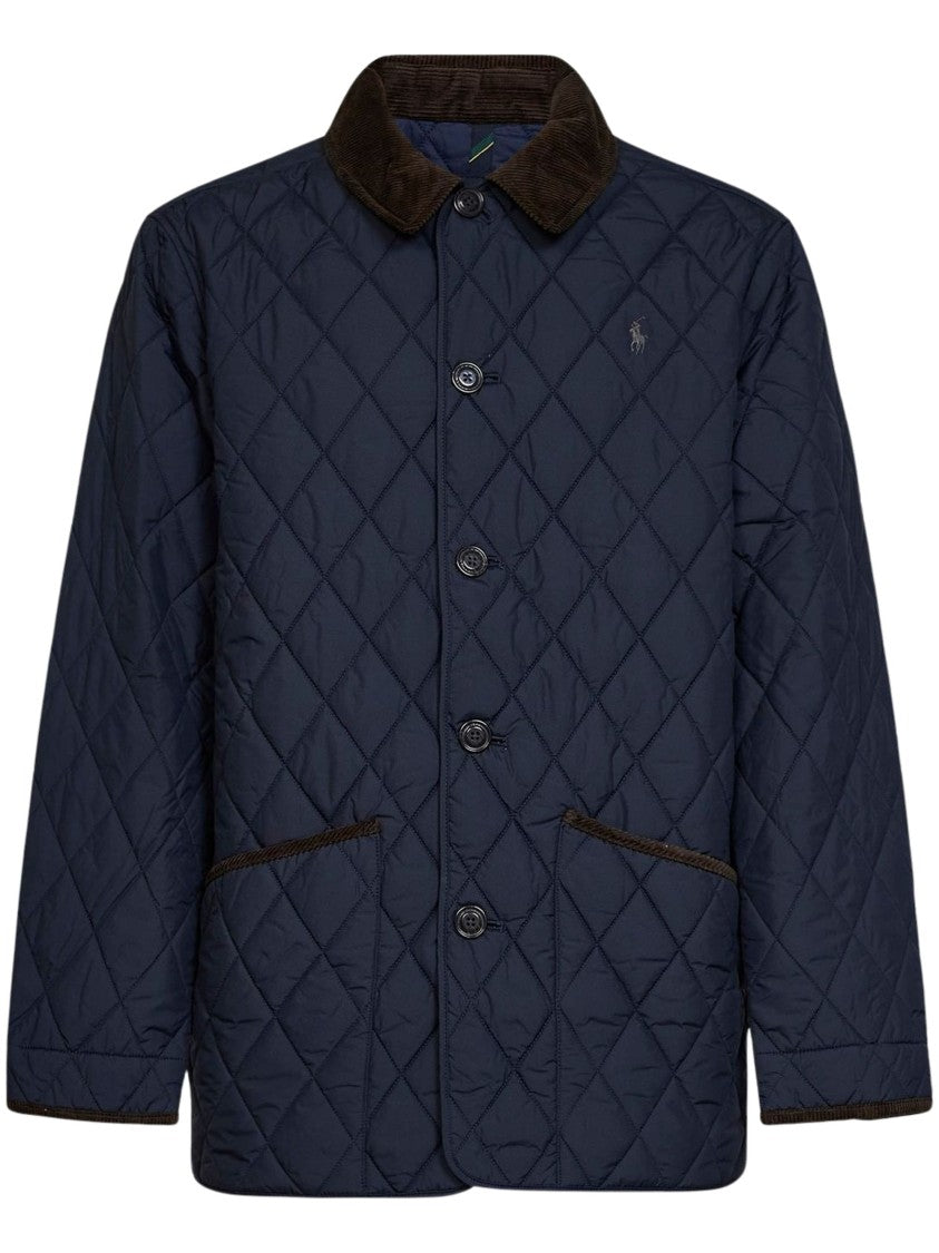Polo Ralph Lauren Quilted Corduroy-Collar Coat