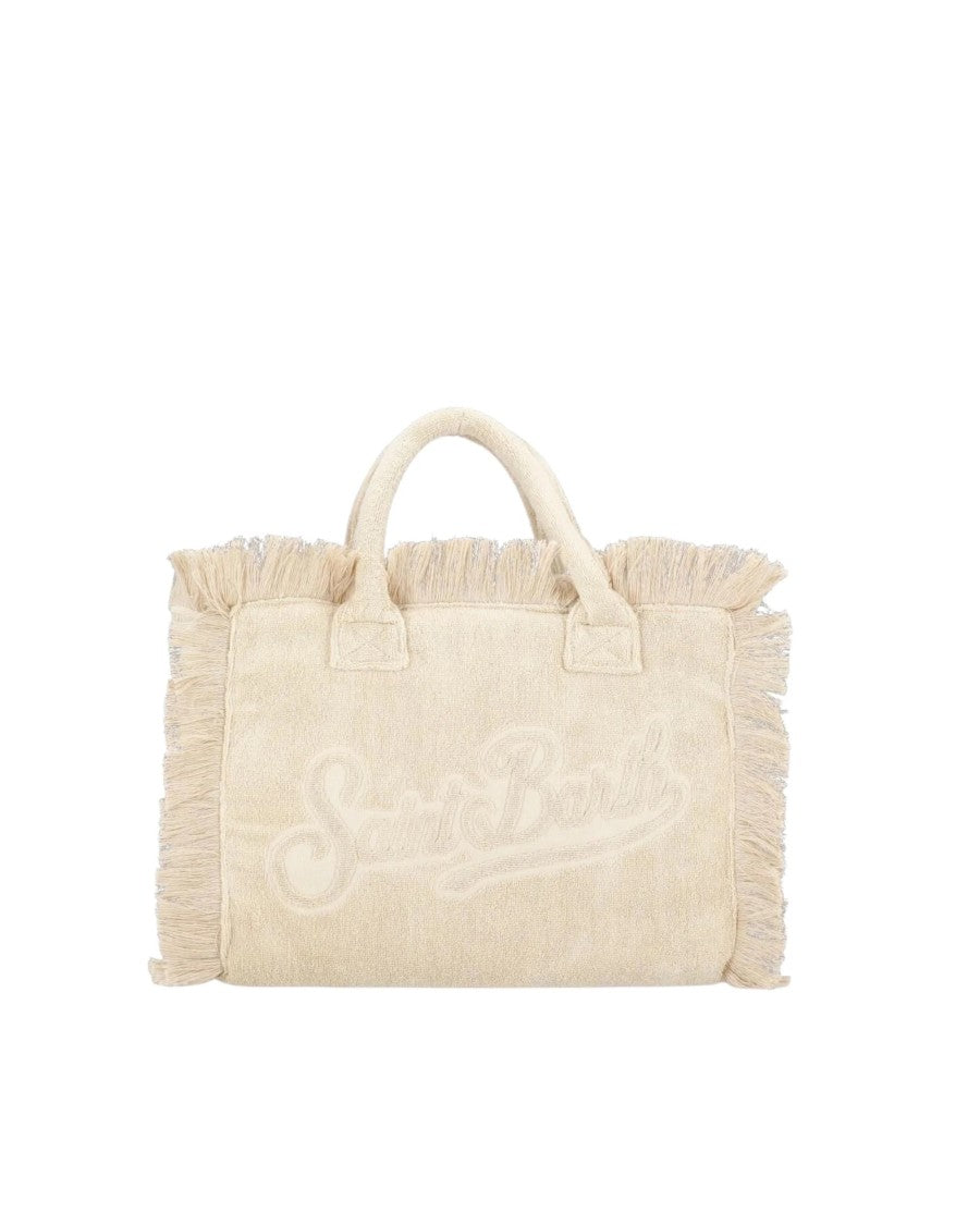 Mc2 Saint Barth Unstructured Beige Terry Cloth Colette Bag