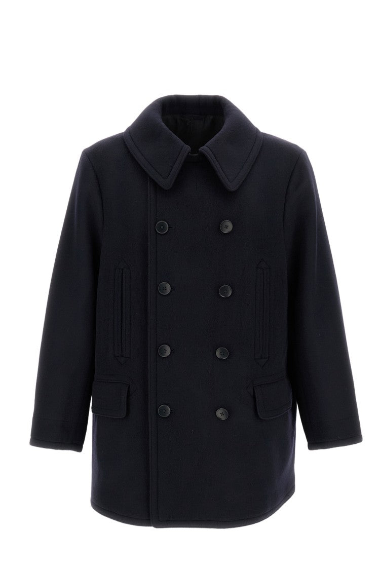 Kaptain Sunshine Double Breasted Peacoat