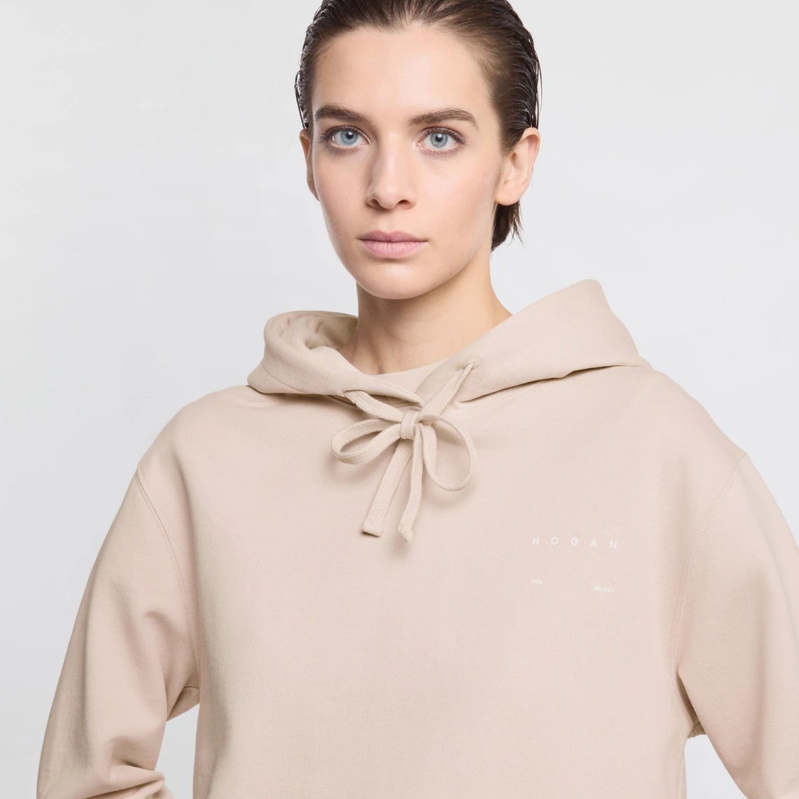 Hogan Cipria Hoodie Sweatshirt