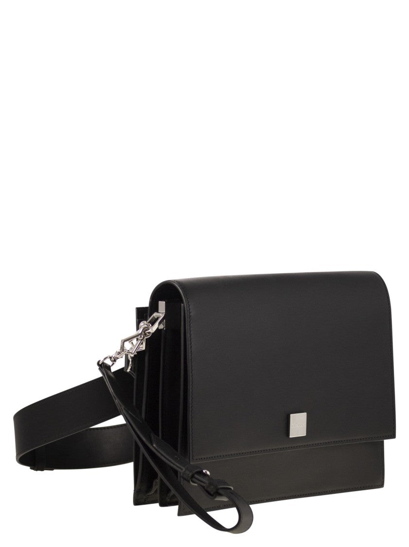 Max Mara Biancaroughm - Medium Crossbody Bag In Leather