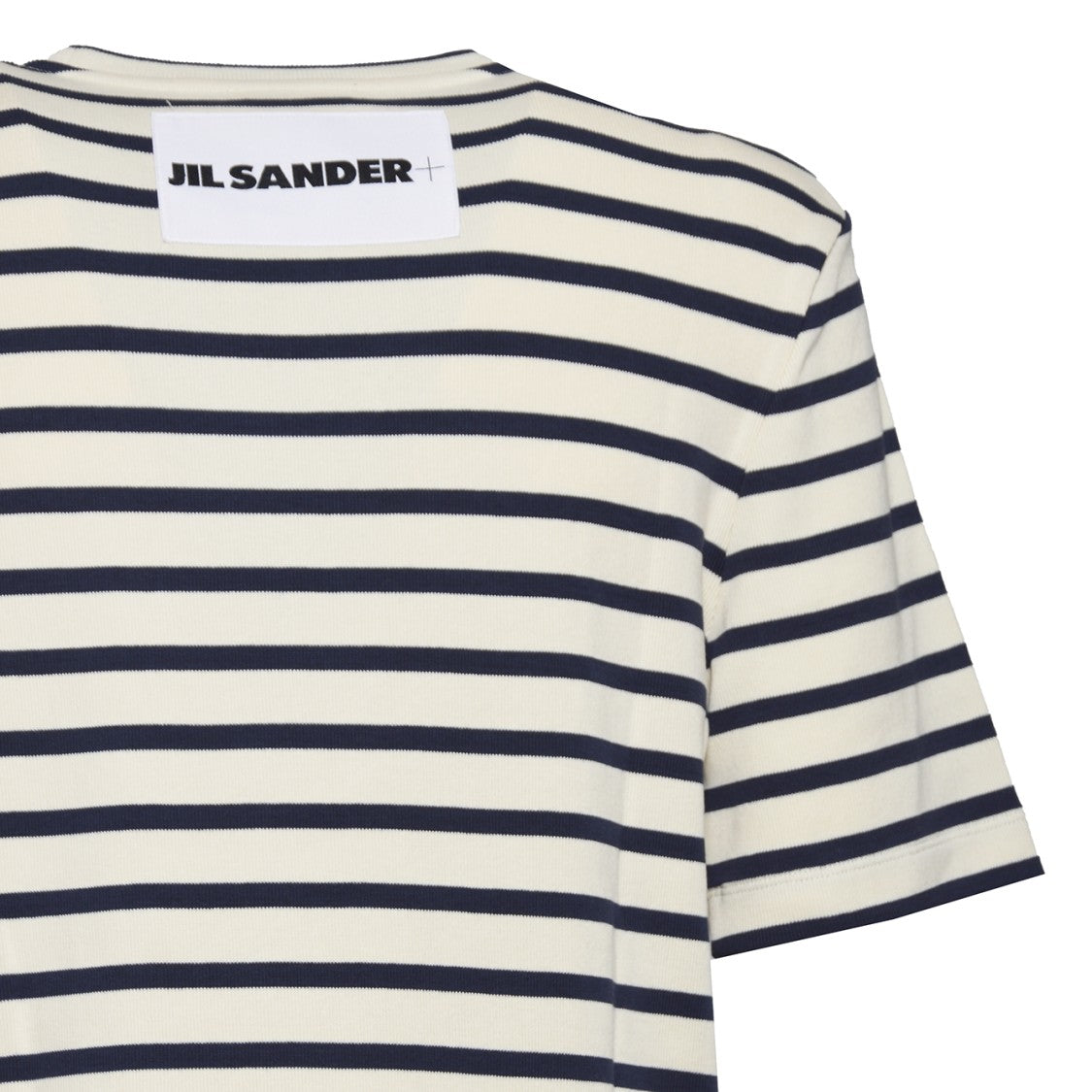 Jil Sander Black And White Striped Short Sleeve T-Shirt