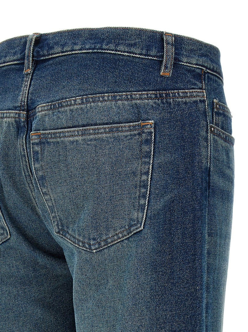 A.P.C. Used-Effect Straight Leg Jeans
