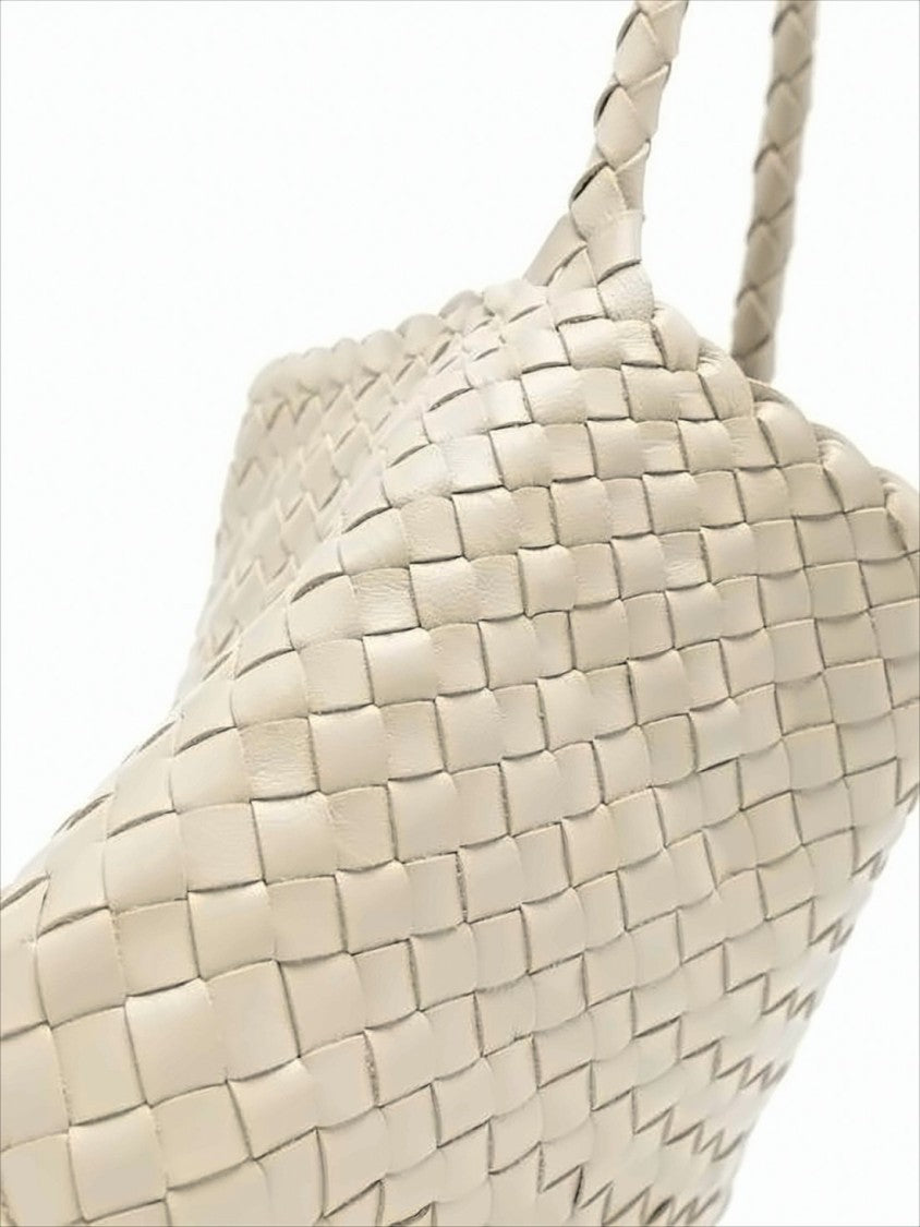 Dragon Diffusion Soft Woven Buffalo Leather Shoulder Bag