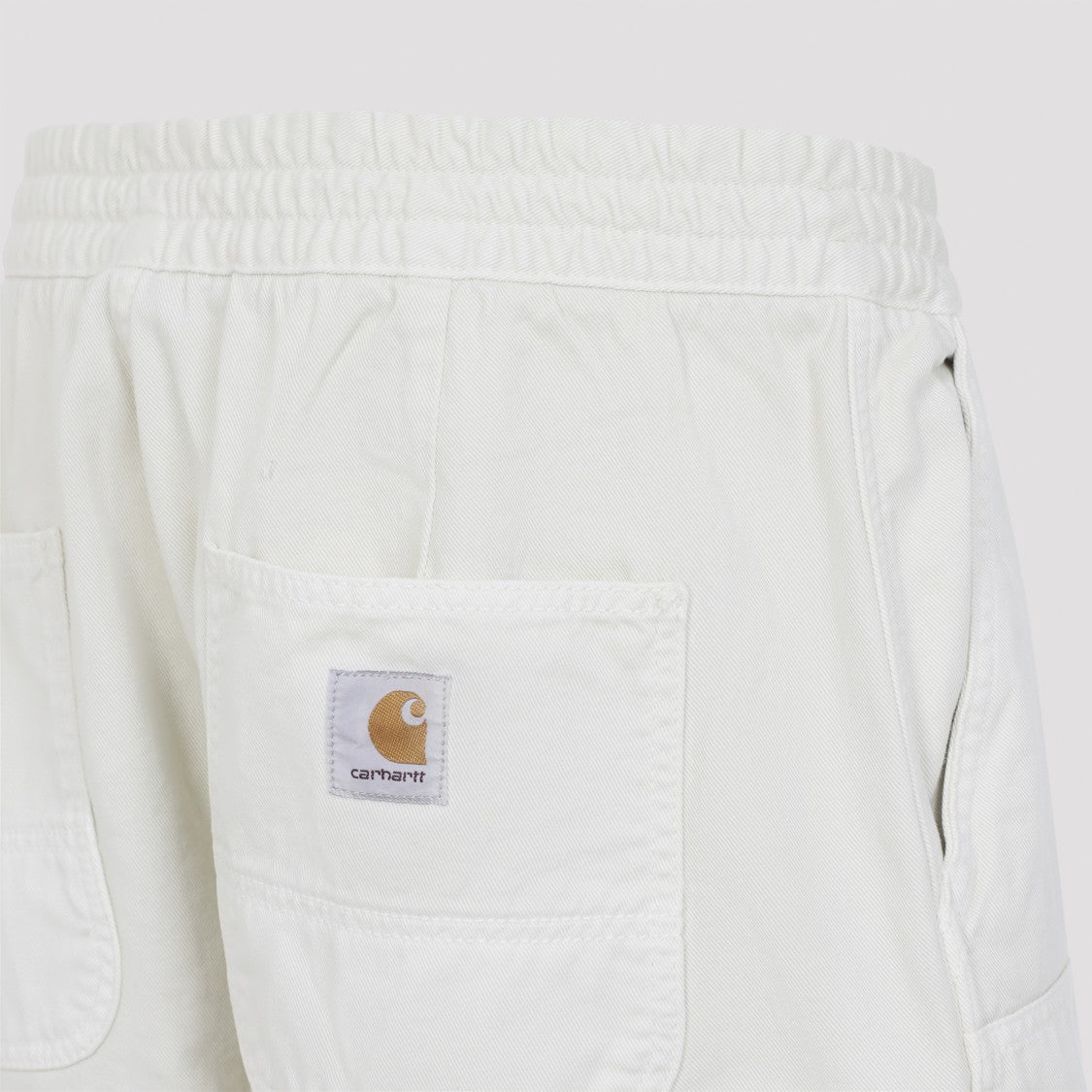 Carhartt Wip Relaxed Fit Casual Pants With Elastic Waistband And Large Pockets
