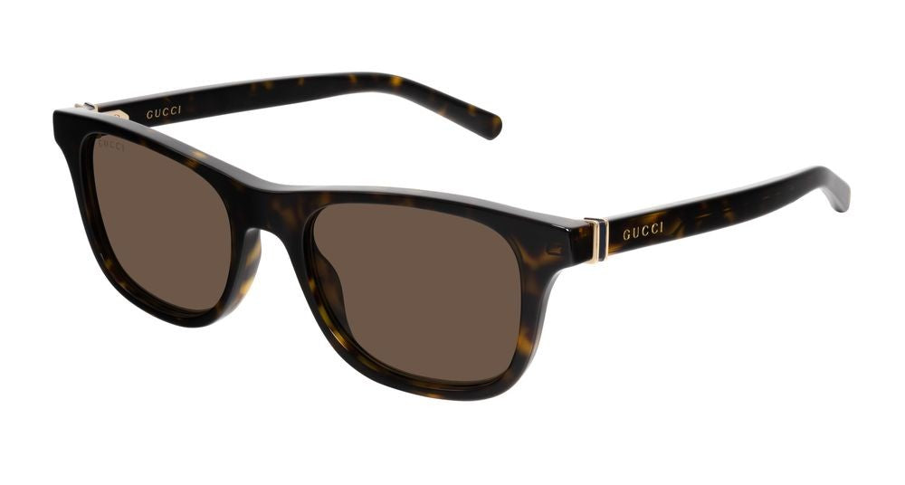 Gucci Havana Bold Oversized Square Sunglasses