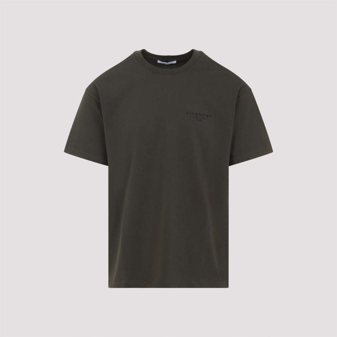 Givenchy Khaki Green Cotton T-Shirt
