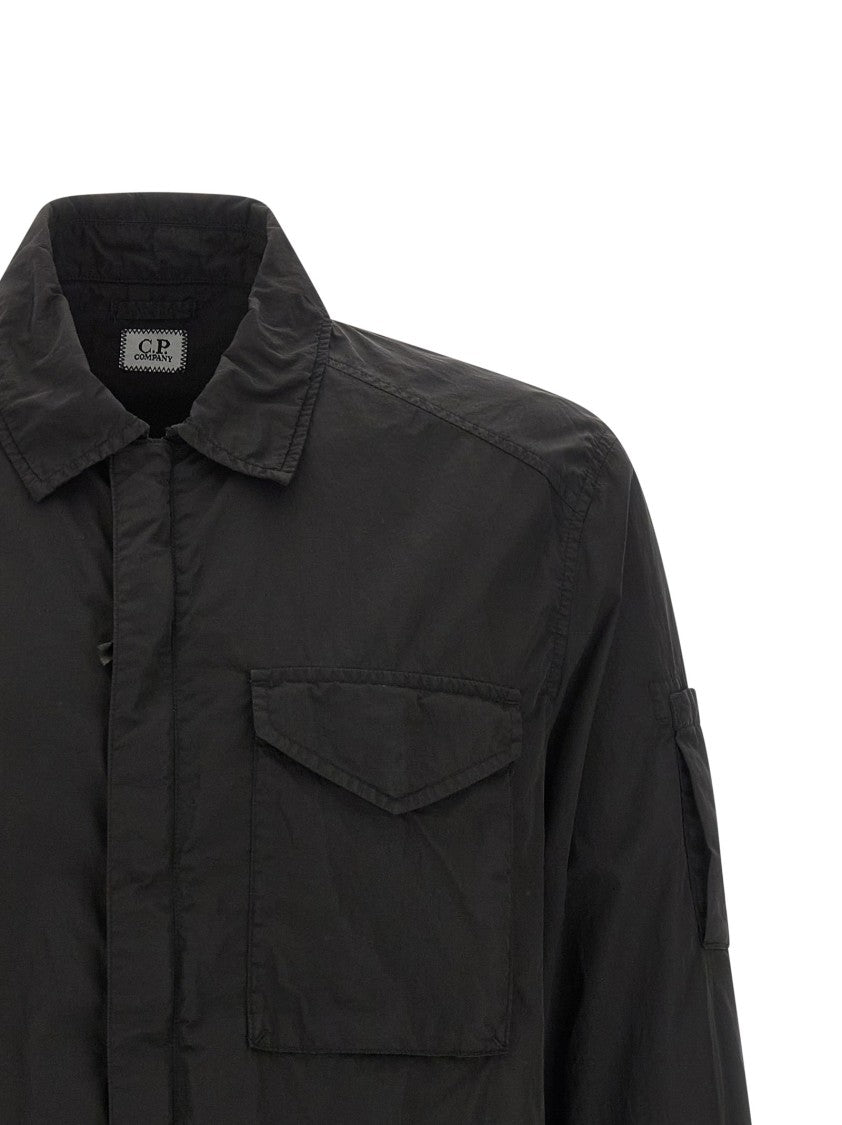 C.P. Company Garment-Dyed Chrome-R Overshirt With Anti-Drip Treatment