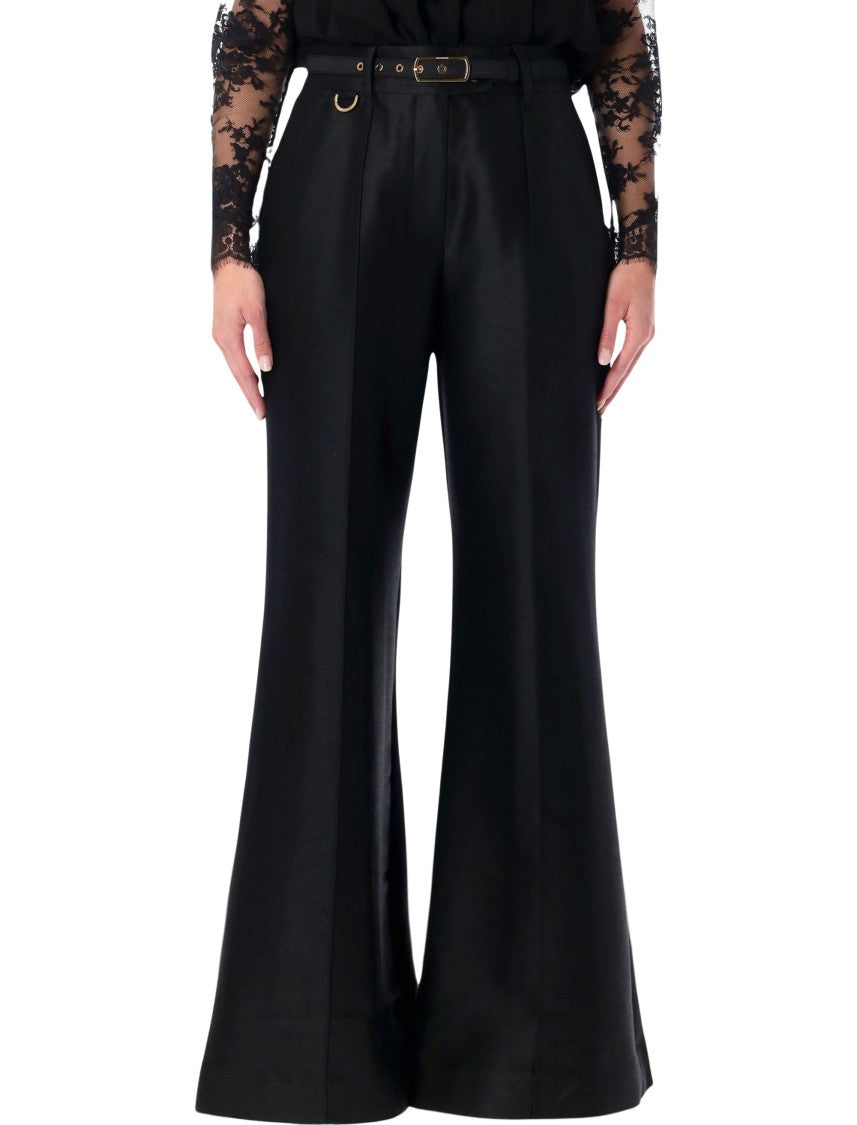 Zimmermann Hypnotic Wool Blend Flare Pants