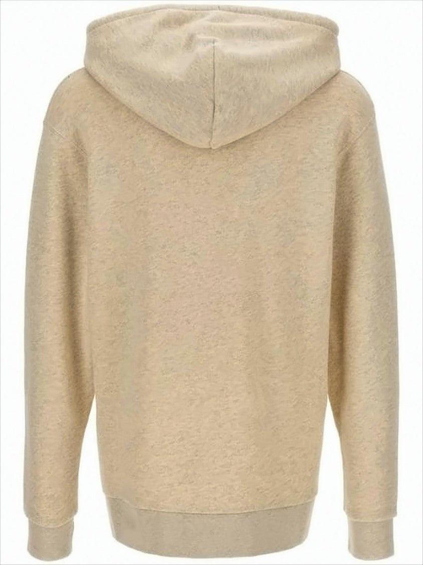 J. W. Anderson Beige Graphic Hoodie With Garden Gnome Print