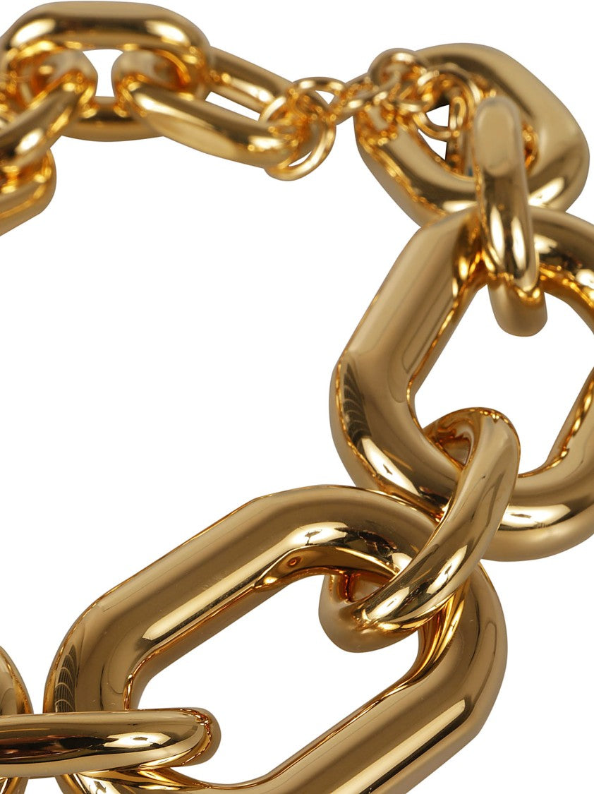 Rabanne Golden Xl Link Choker Necklace