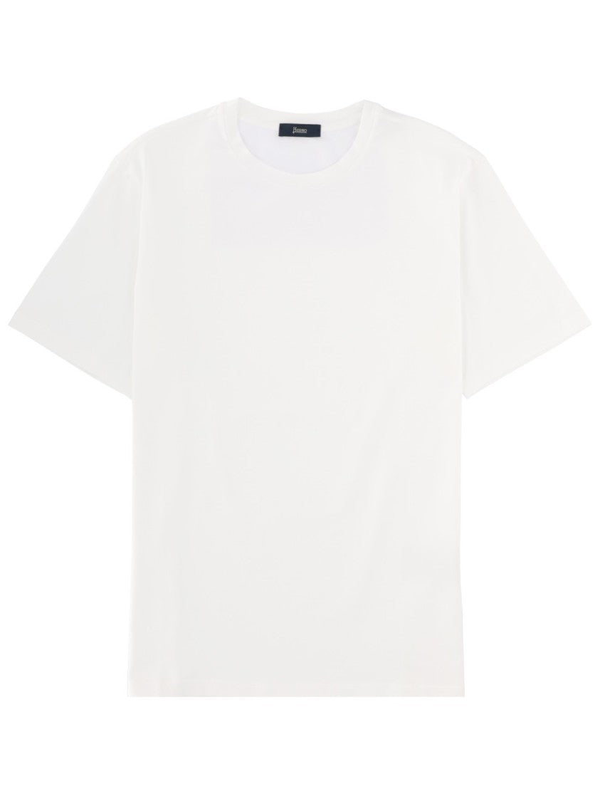 Herno Minimalist Cotton-Blend Crewneck T-Shirt