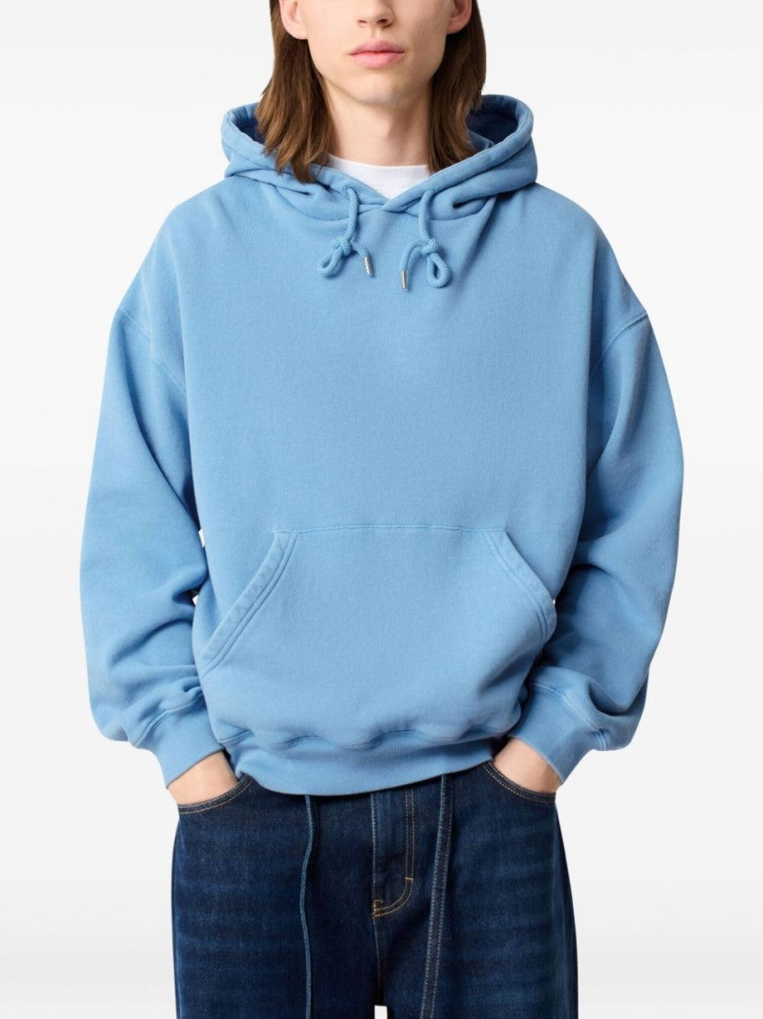 Axel Arigato Cornflower Blue Hoodie With Drop Shoulder