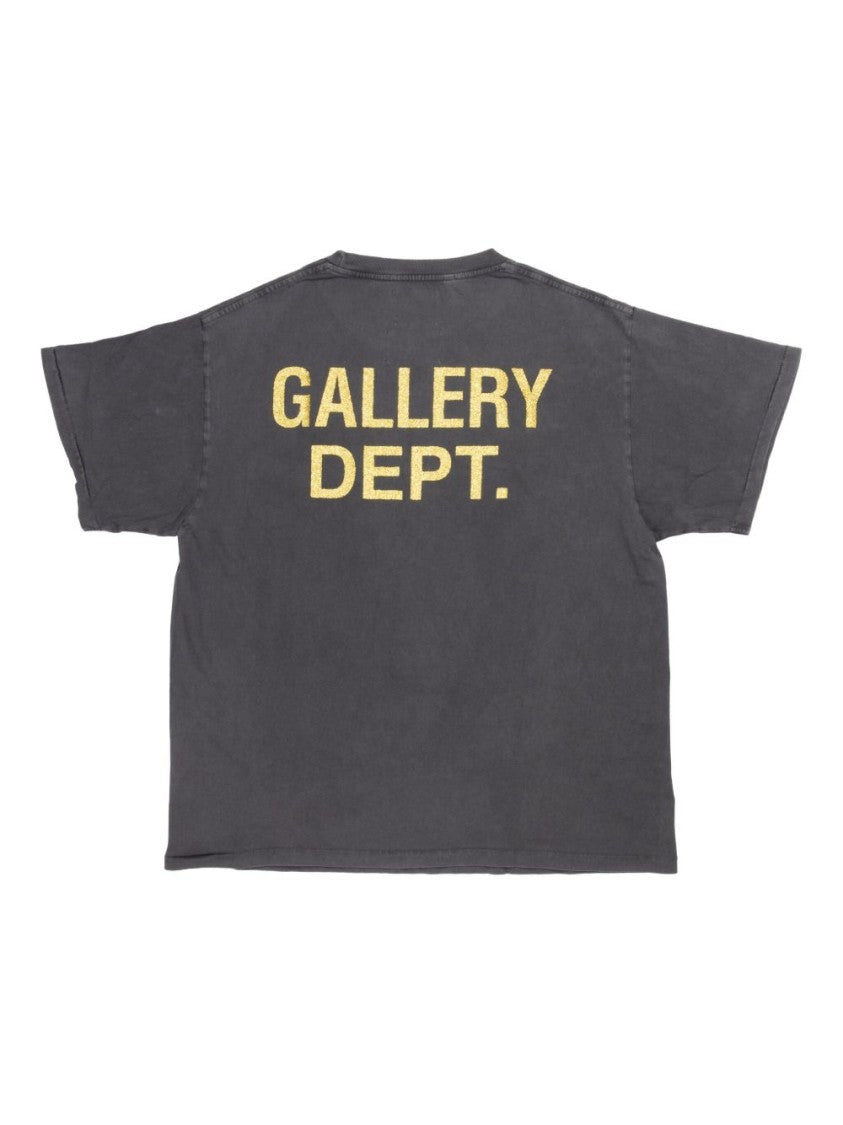 Gallery Dept. Vintage-Inspired Black T-Shirt With Castle Print