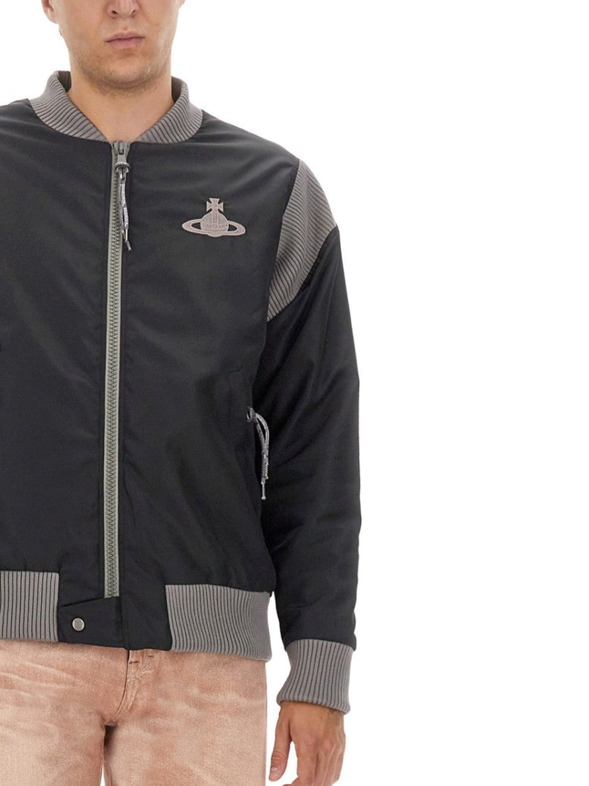 Vivienne Westwood Bomber Jacket With Logo