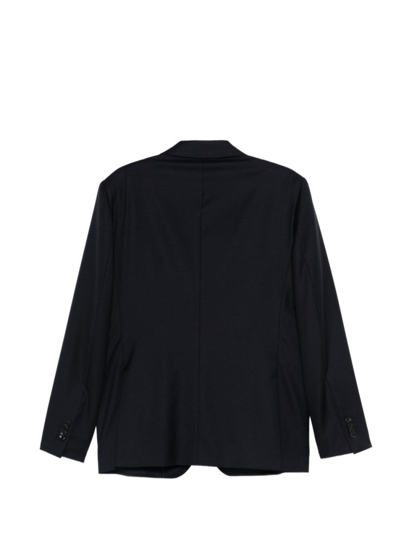 Tagliatore Dark Blue Tailored Notched Suit