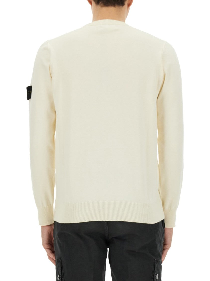 Stone Island Upper Sleeve Patch Sweater