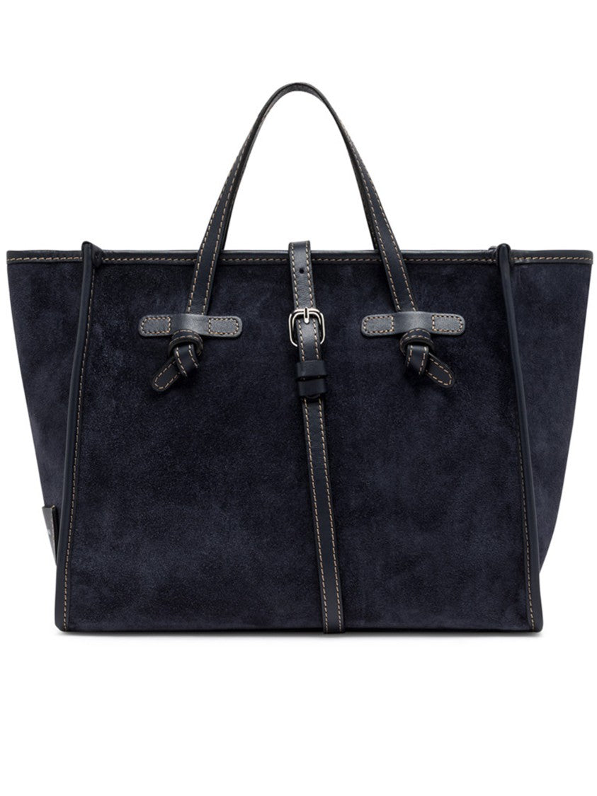 Gianni Chiarini Miss Marcella 32 Blue Suede Tote