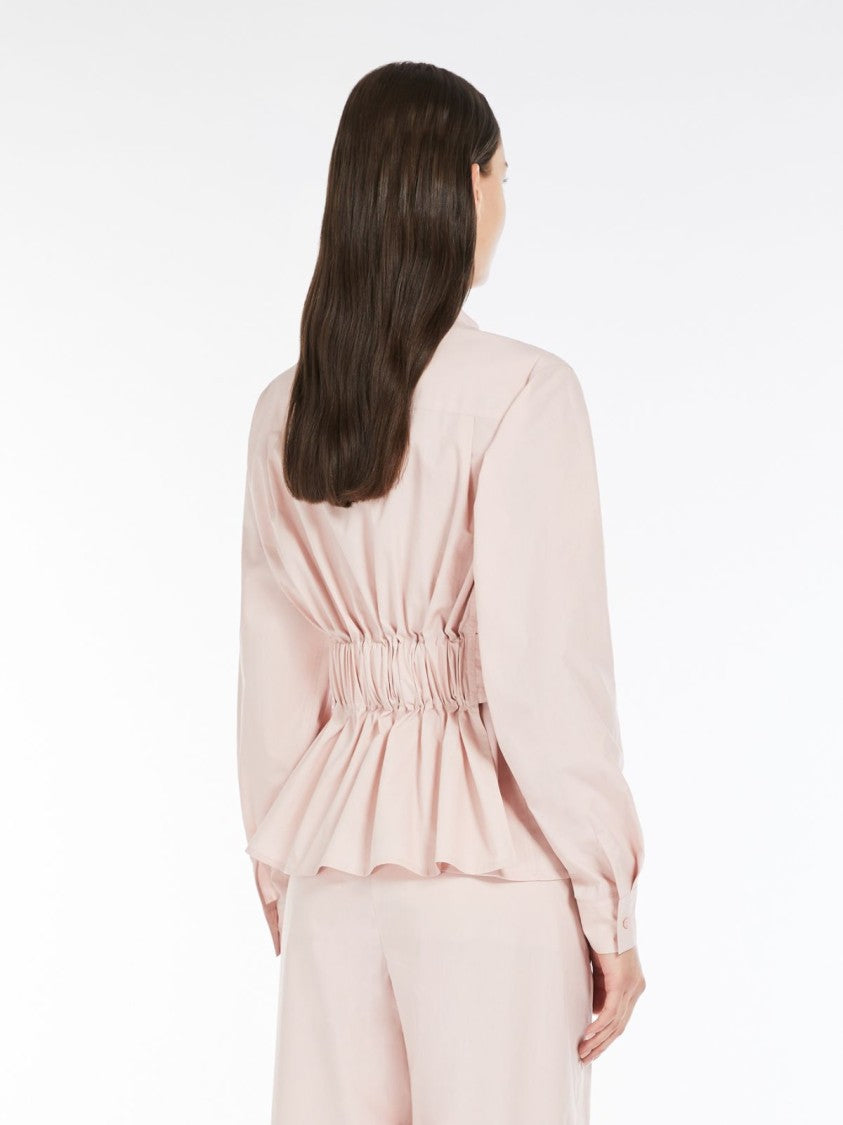 Max Mara Shirt-Style Cotton Poplin Jacket
