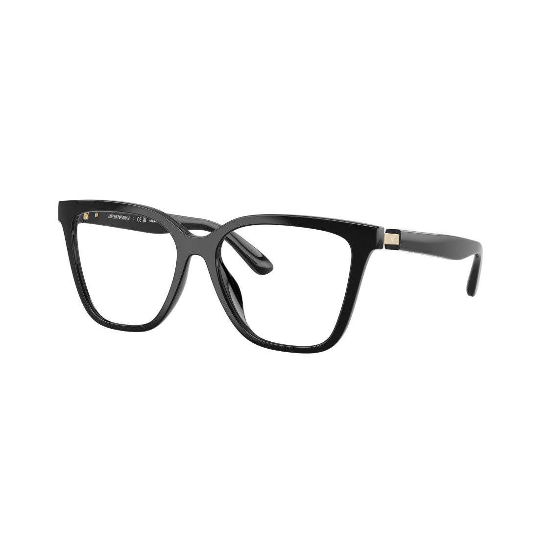 Emporio Armani Bold Cat-Eye Sunglasses And Eyeglasses With Glossy Finish