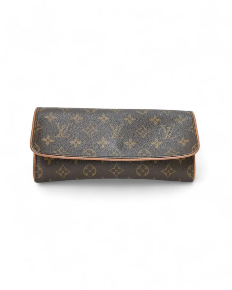 Louis Vuitton Twin Gm Monogram Clutch Bag