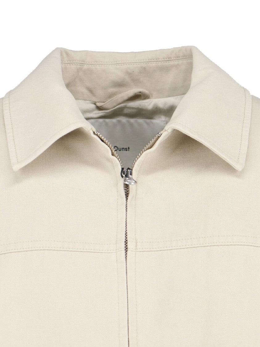 Dunst Gray Zip Bomber Jacket