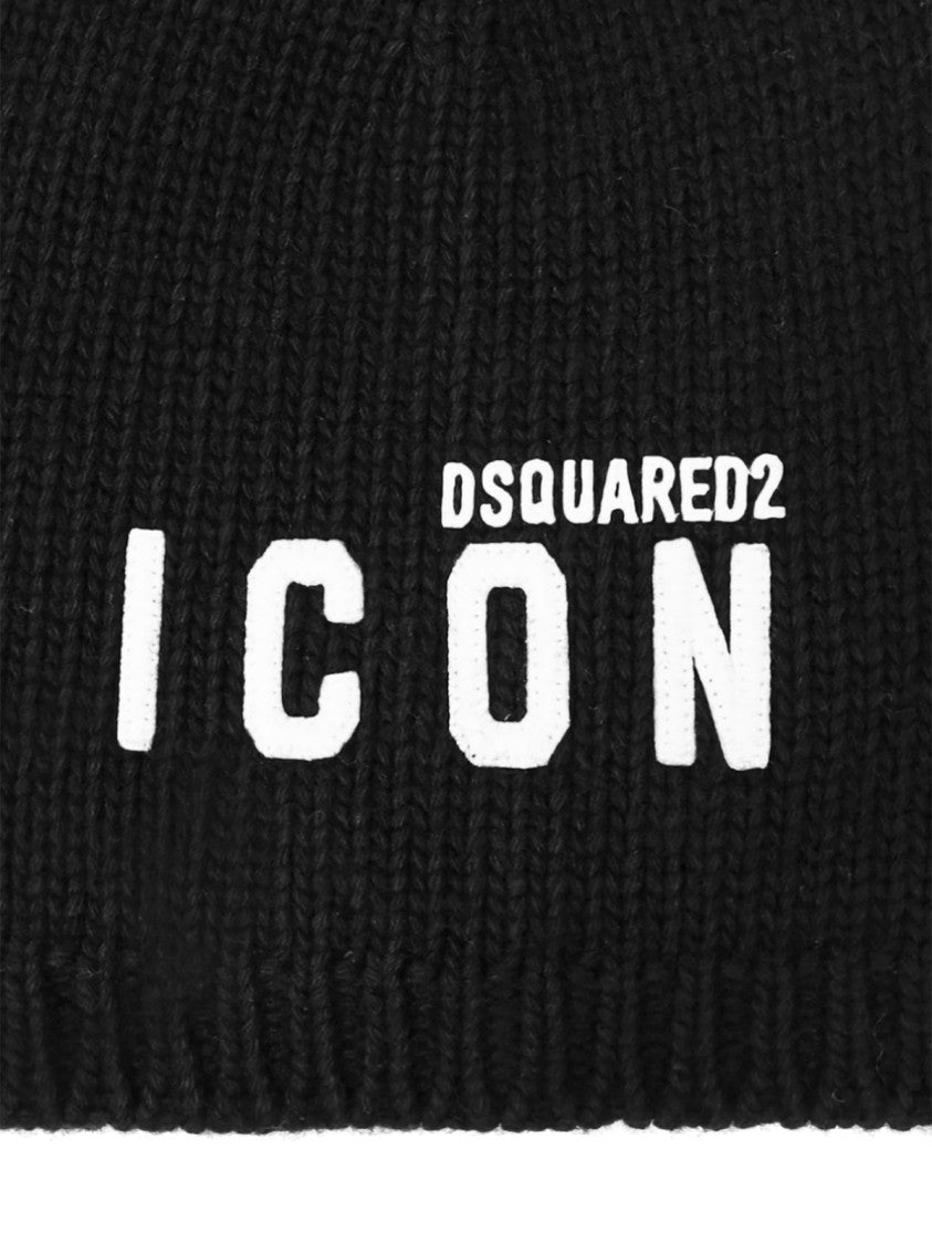 Dsquared2 Icon Logo Wool/Cashmere Beanie