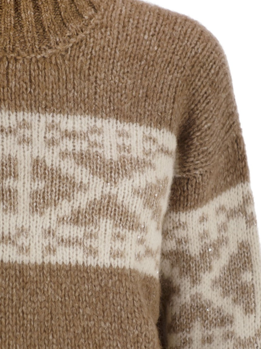 Peserico Alpaca, Cotton And Wool Knitwear