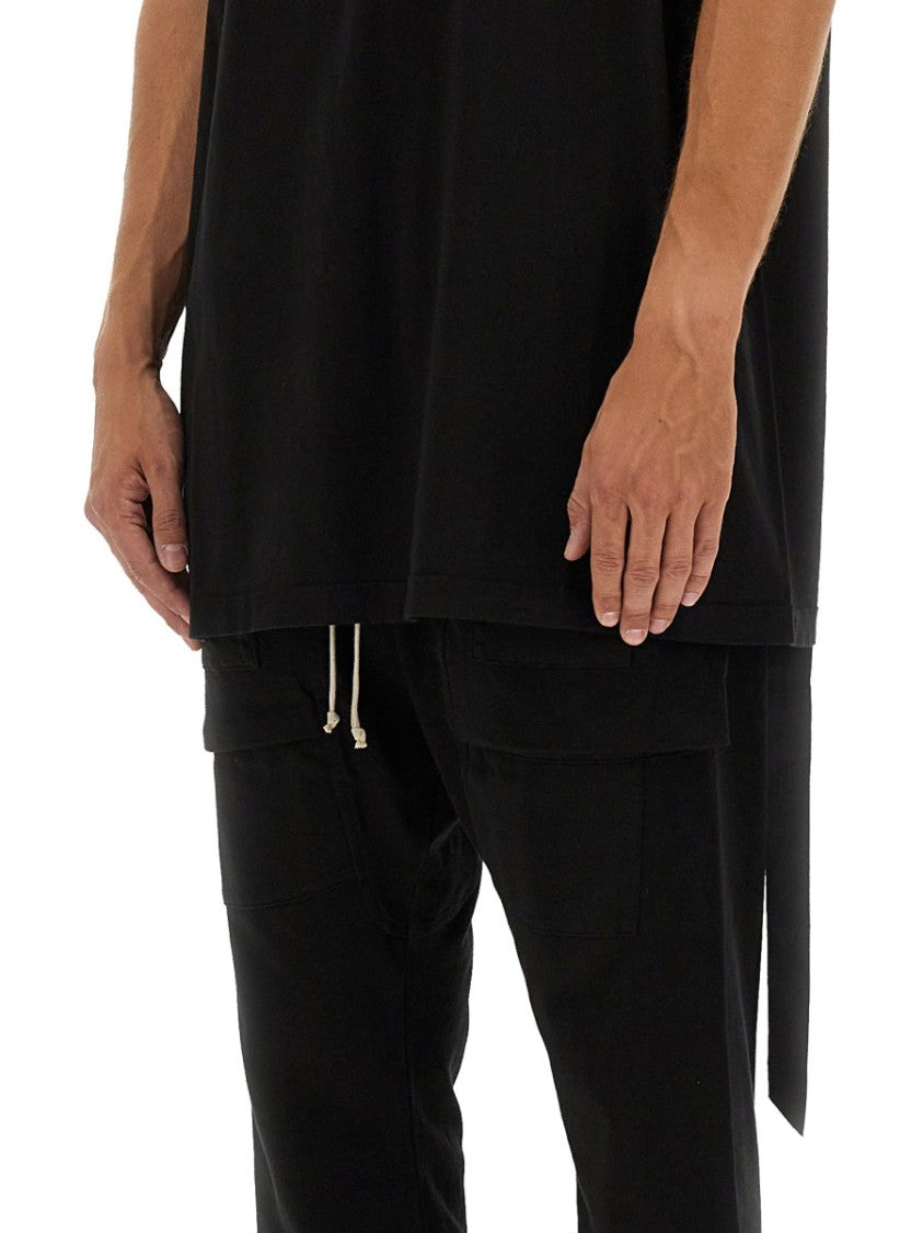 Drkshdw By Rick Owens "Tarp T" Plush T-Shirt