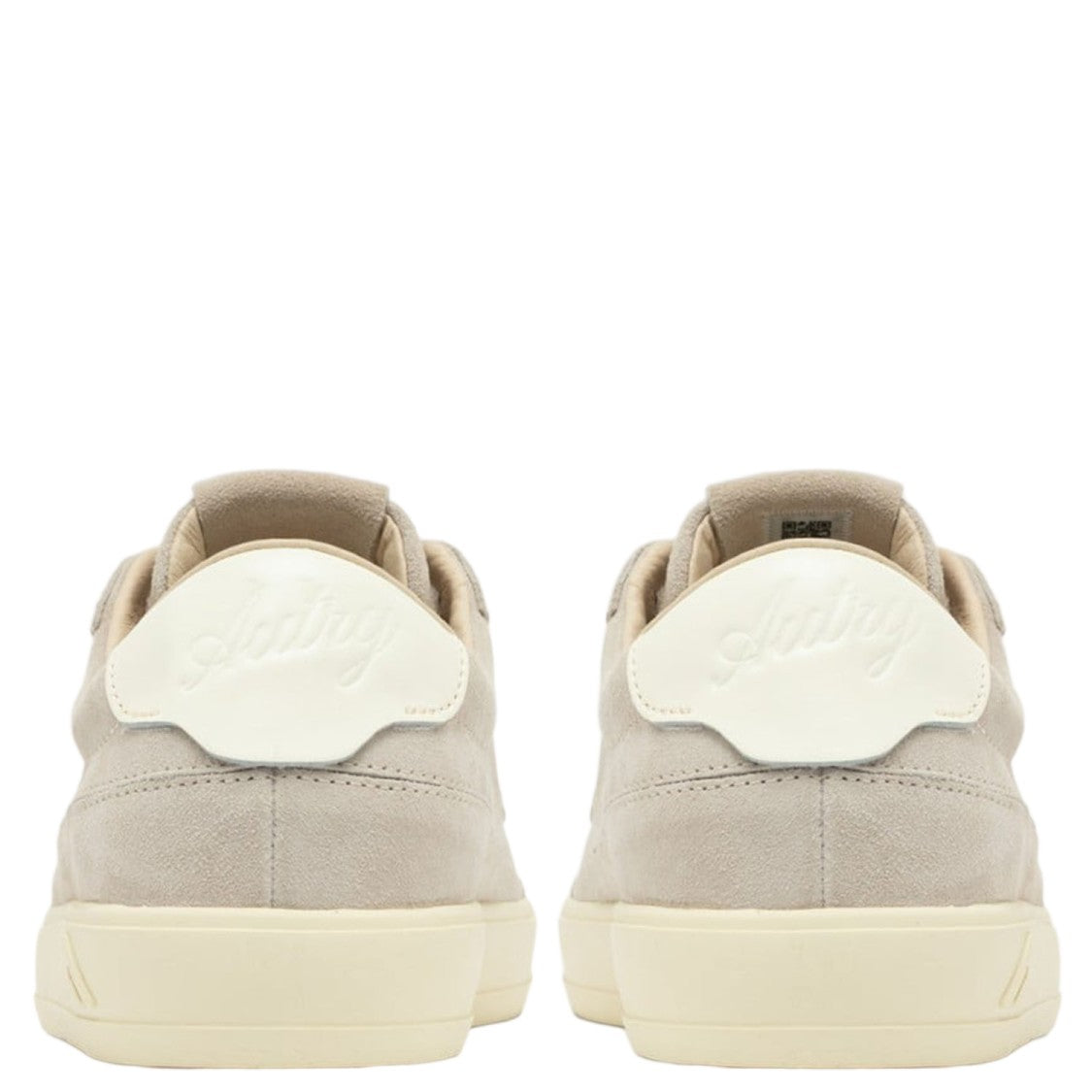 Autry Beige Low Sneakers With Round Toe And Logo Details