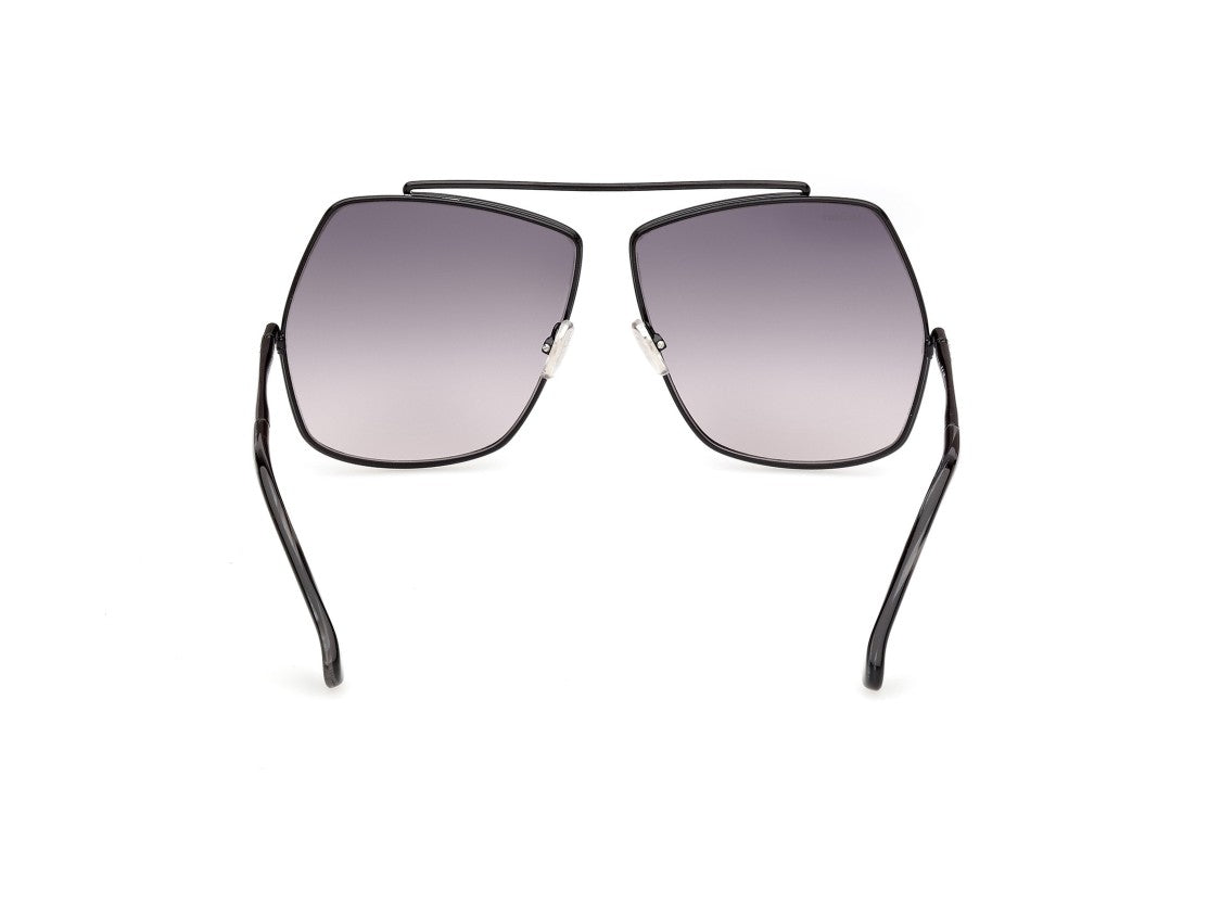 Max Mara Mm0006 Oversized Geometric Double Bridge Sunglasses
