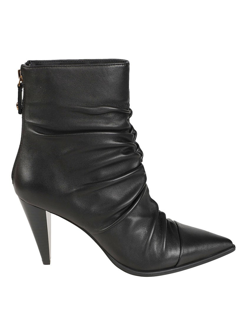Pinko Vane 02 Pointed-Toe Conical-Heel Ankle Boots