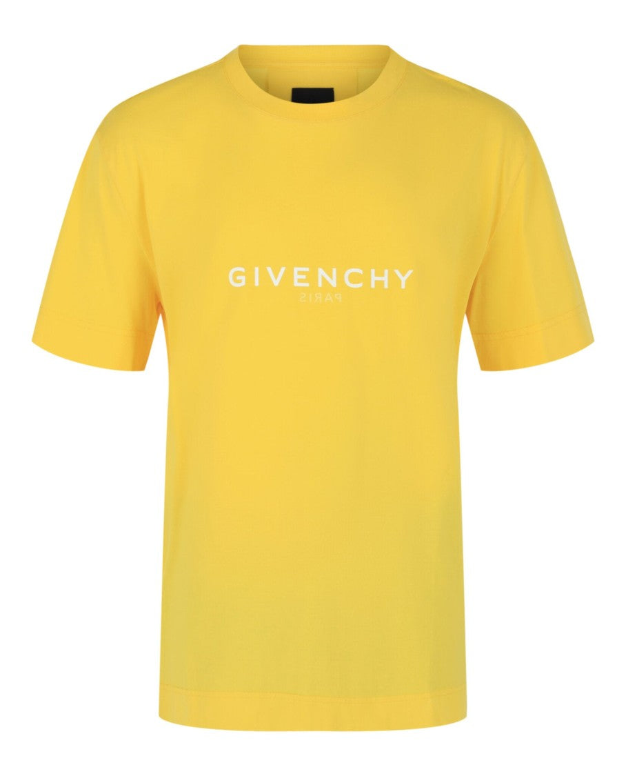 Givenchy Fitted Crewneck T-Shirt With Prominent Givenchy Paris Logo