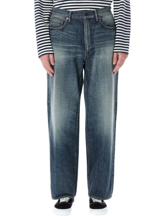 Nanamica Relaxed Straight-Leg Denim Pants With Vintage Wash Effect