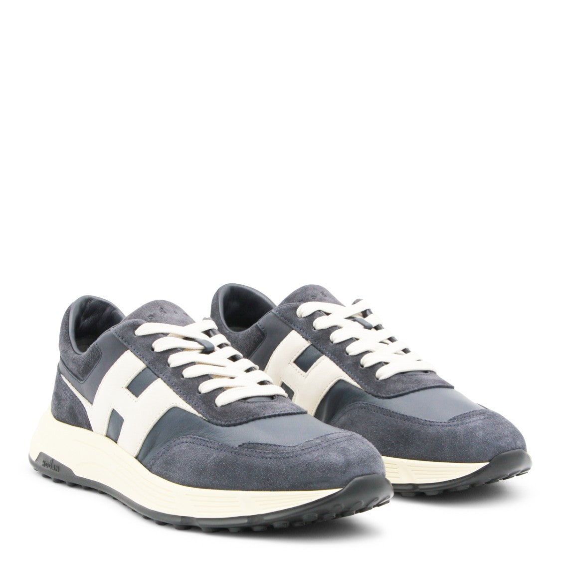 Hogan Navy Leather Sneakers