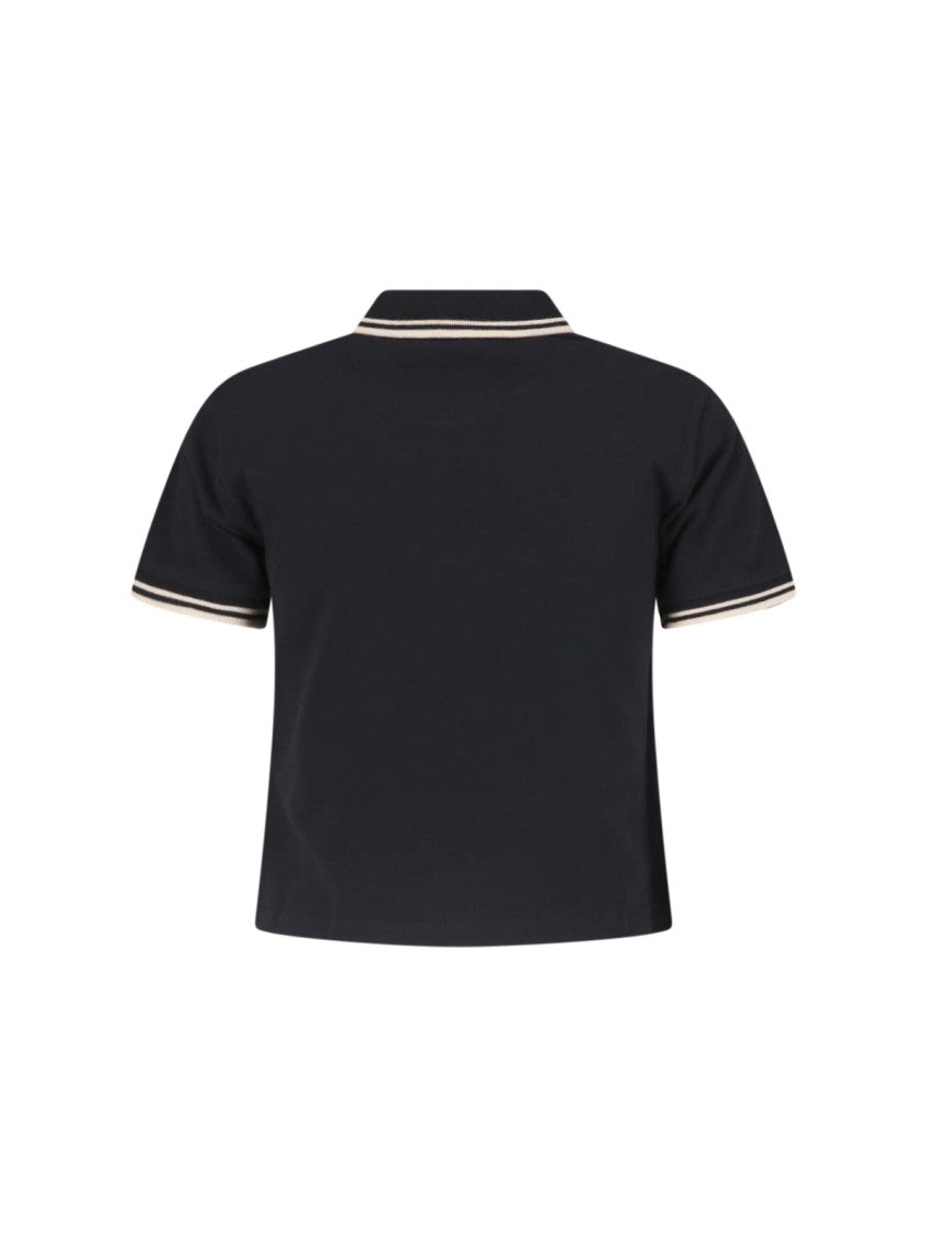 Vivienne Westwood Cropped Polo Shirt With Classic Collar