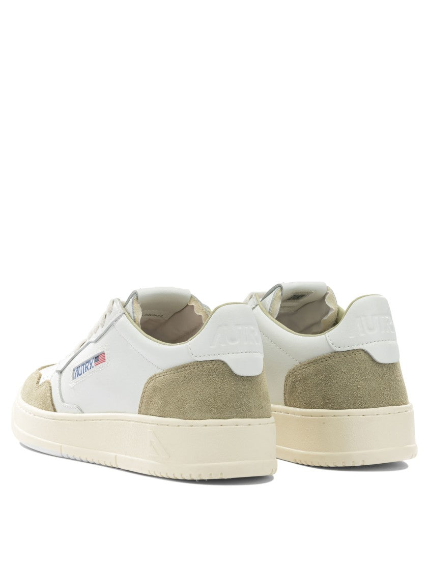 Autry Classic Low-Cut Sneakers With Breathable Microholes