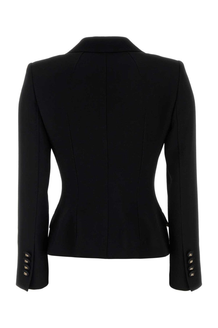 Dolce & Gabbana Black Wool Blazer
