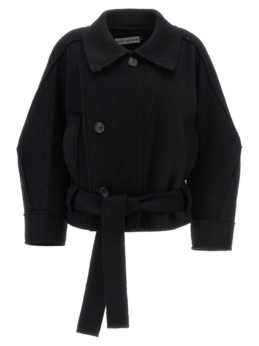 Issey Miyake 'Out Of A Cube' Short Coat