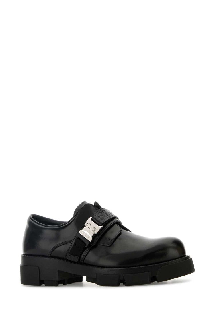 Givenchy Black Leather Terra Lace-Up Shoes