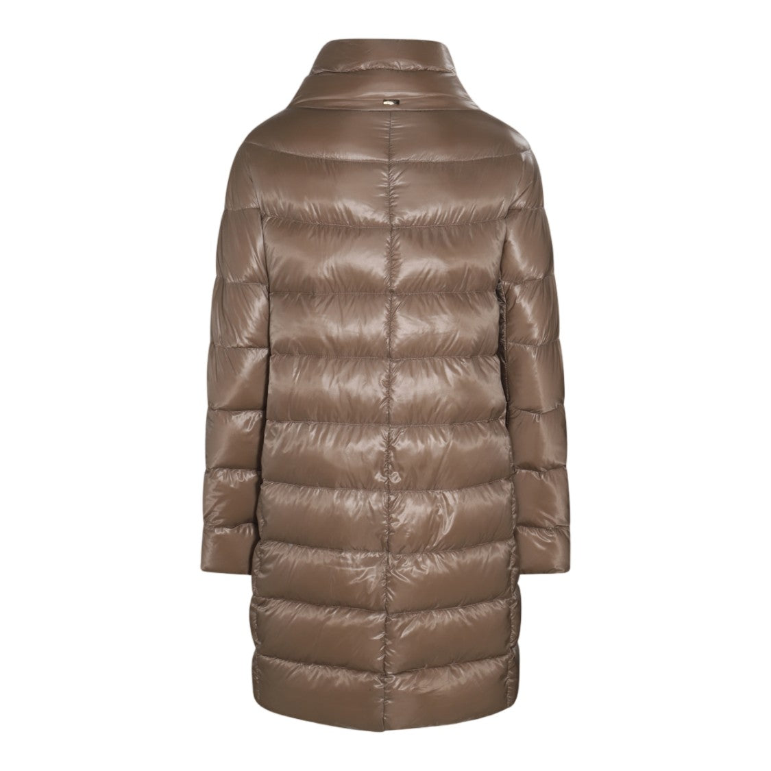 Herno Knee-Length Quilted Puffer Coat With Structured Collar