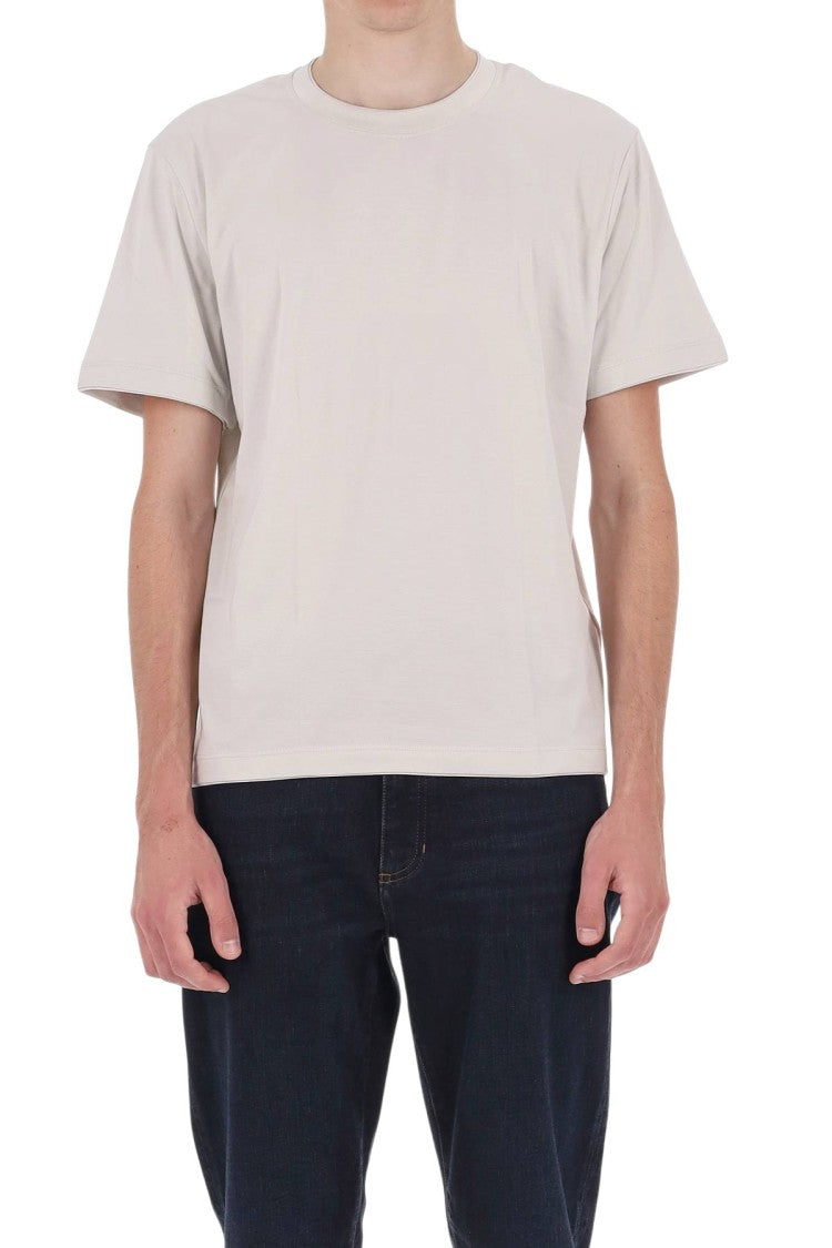 Eleventy Sand Tonal Profiles Cotton T-Shirt