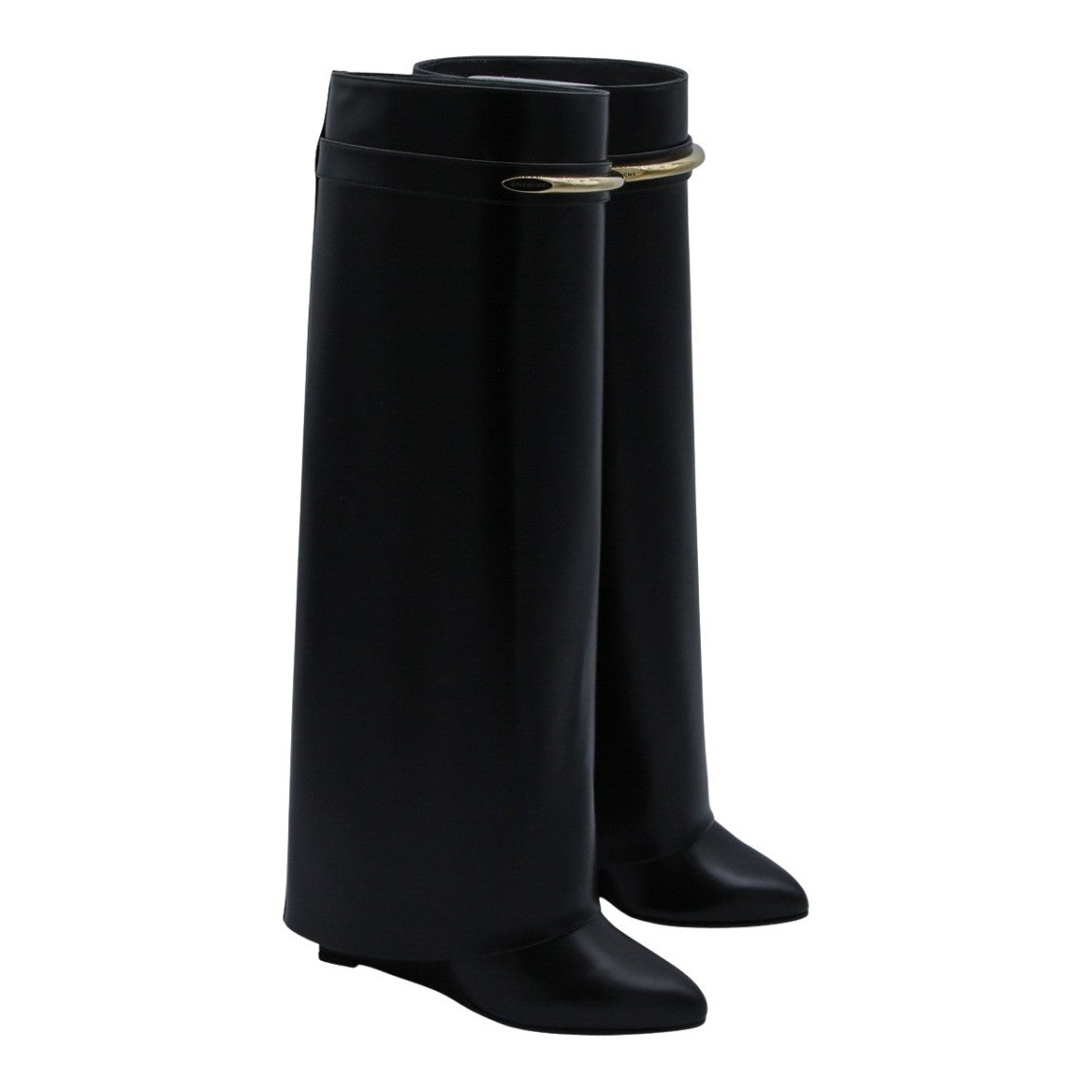 Givenchy Tall Black Boots With Finish